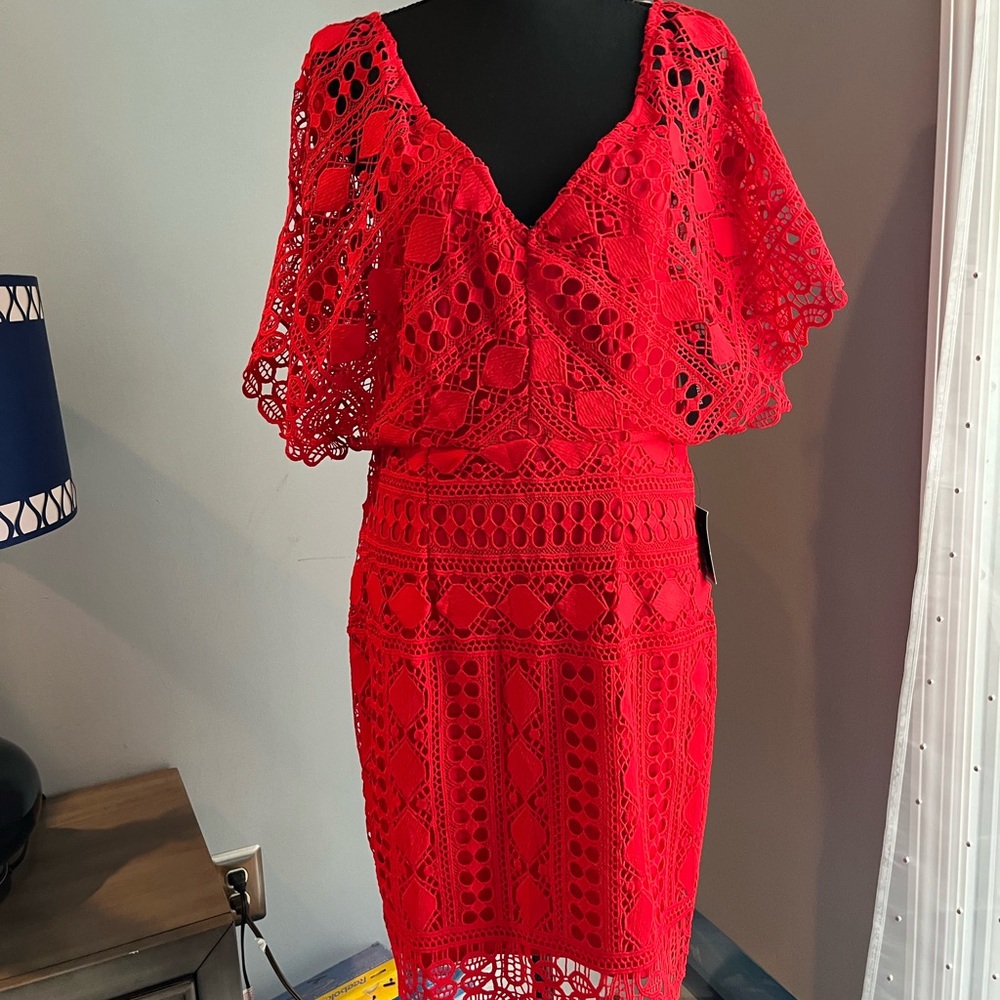 Red Lulu’s Crochet Dress